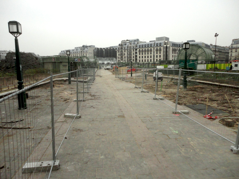 Abattage des arbres du Forum des Halles