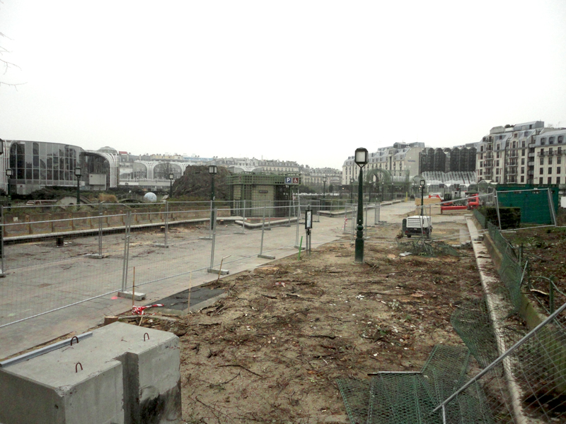 Abattage des arbres du Forum des Halles