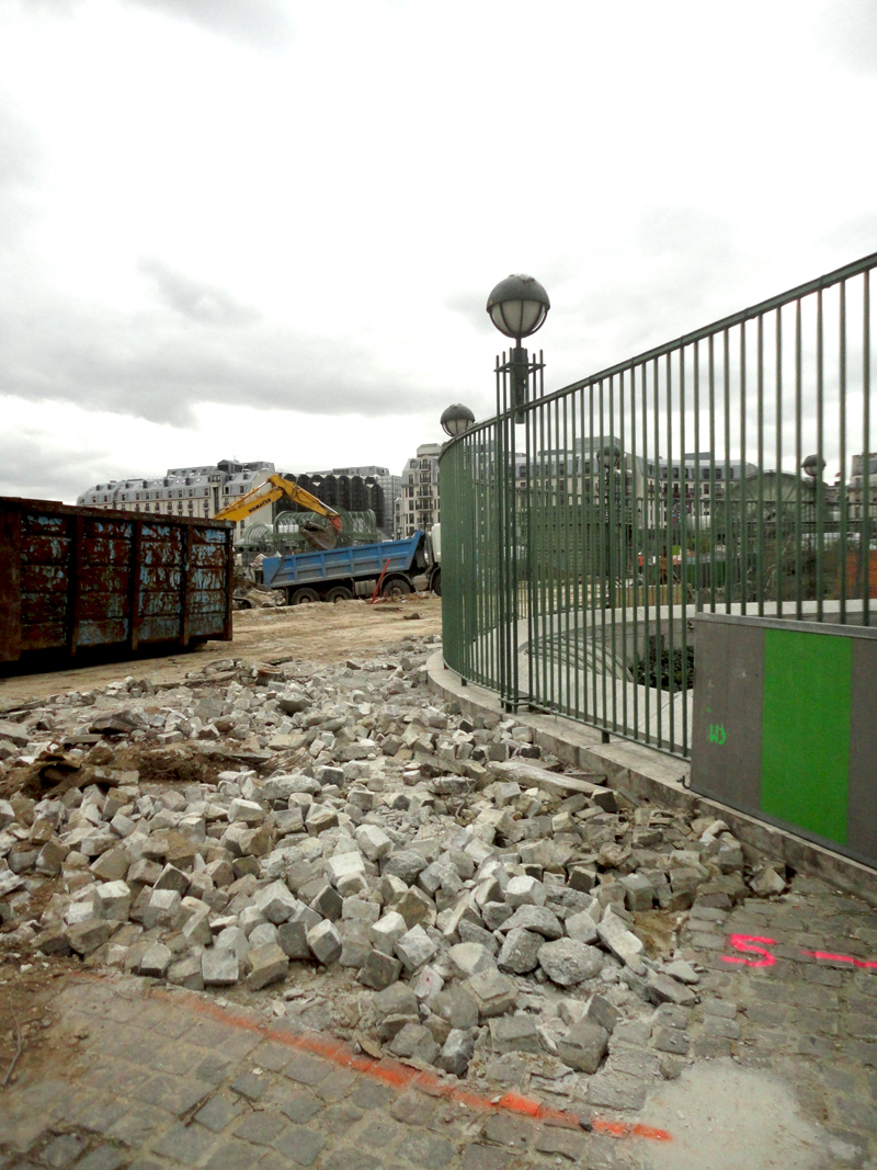 Démolition du Foruml des Halles