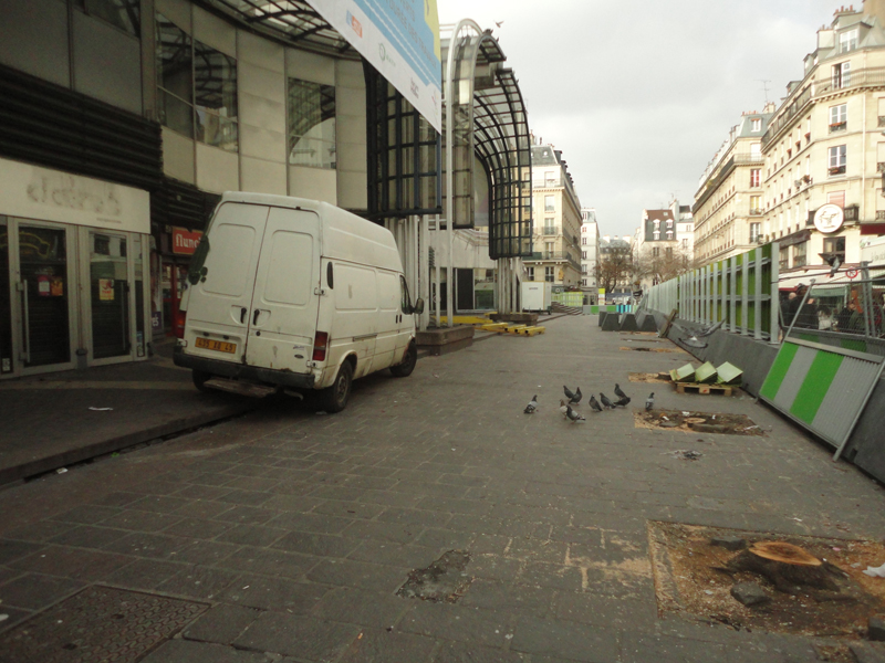 Démolition du Forum des Halles