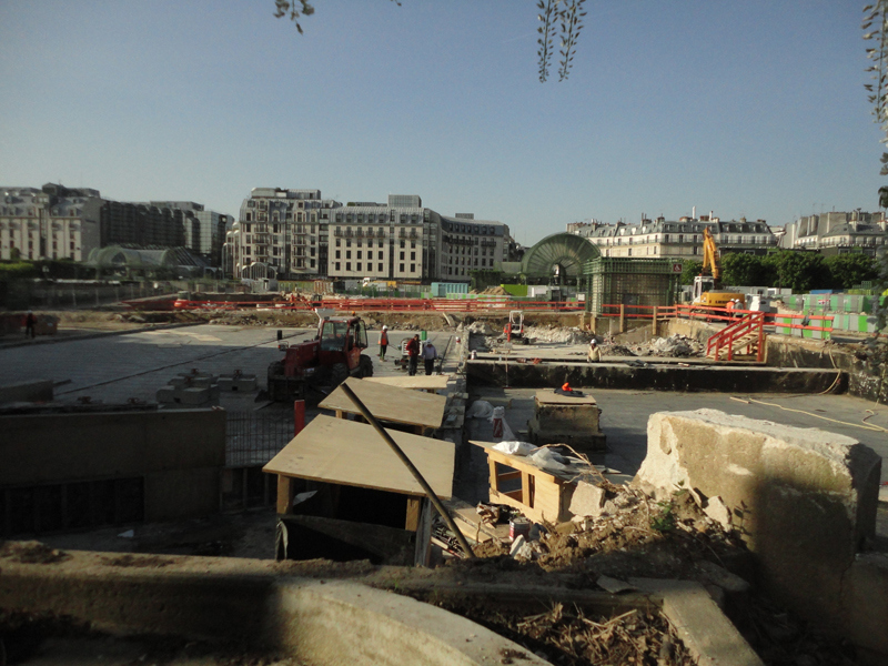 Démolition du Forum des Halles