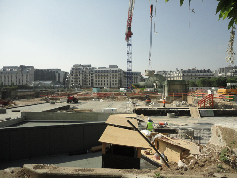 Démolition du Forum des Halles