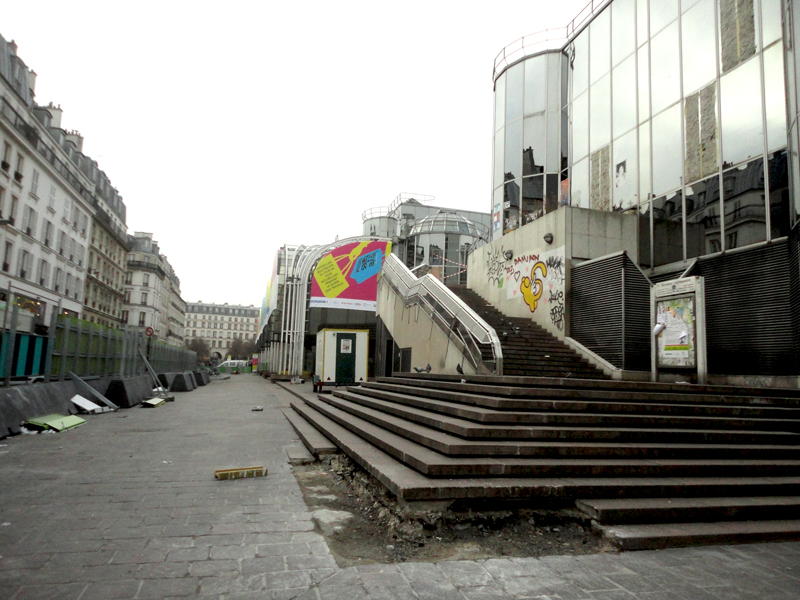 Démolition du Forum des Halles