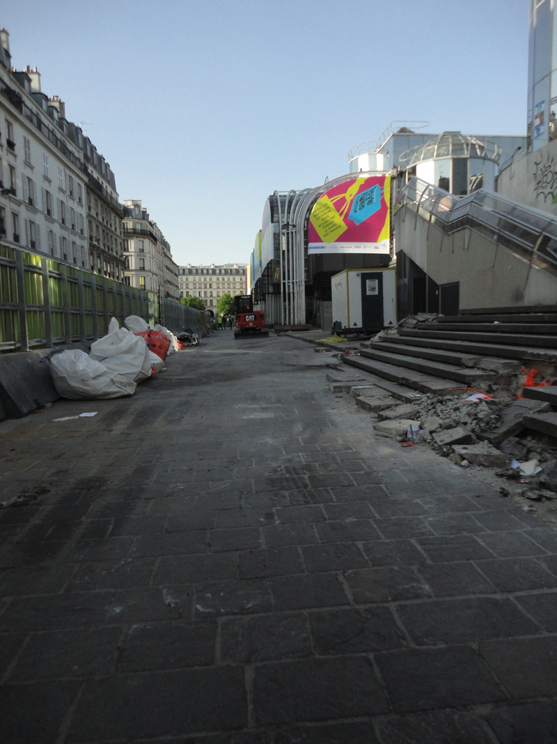 Démolition du Forum des Halles