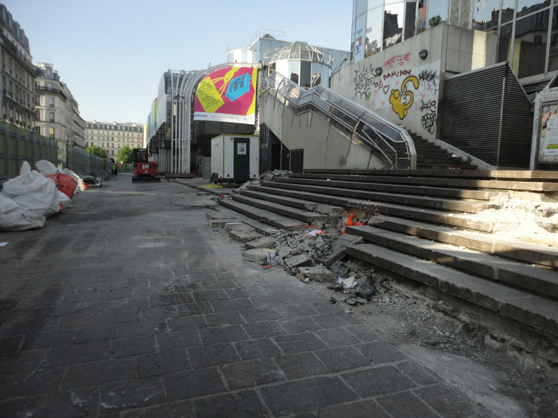 Démolition du Forum des Halles