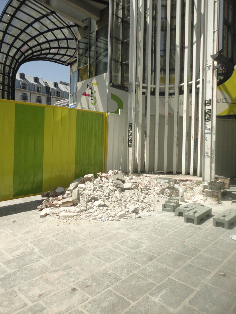 Le chantier du Forum des Halles