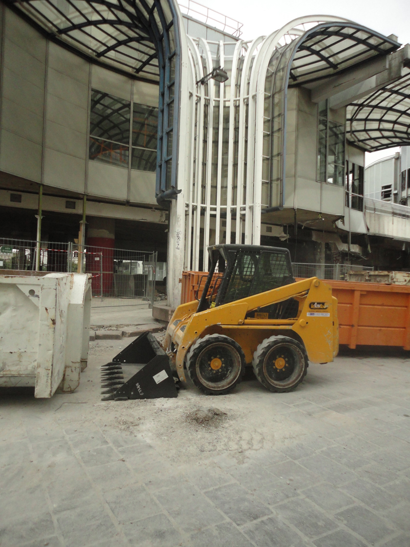 Le chantier du Forum des Halles