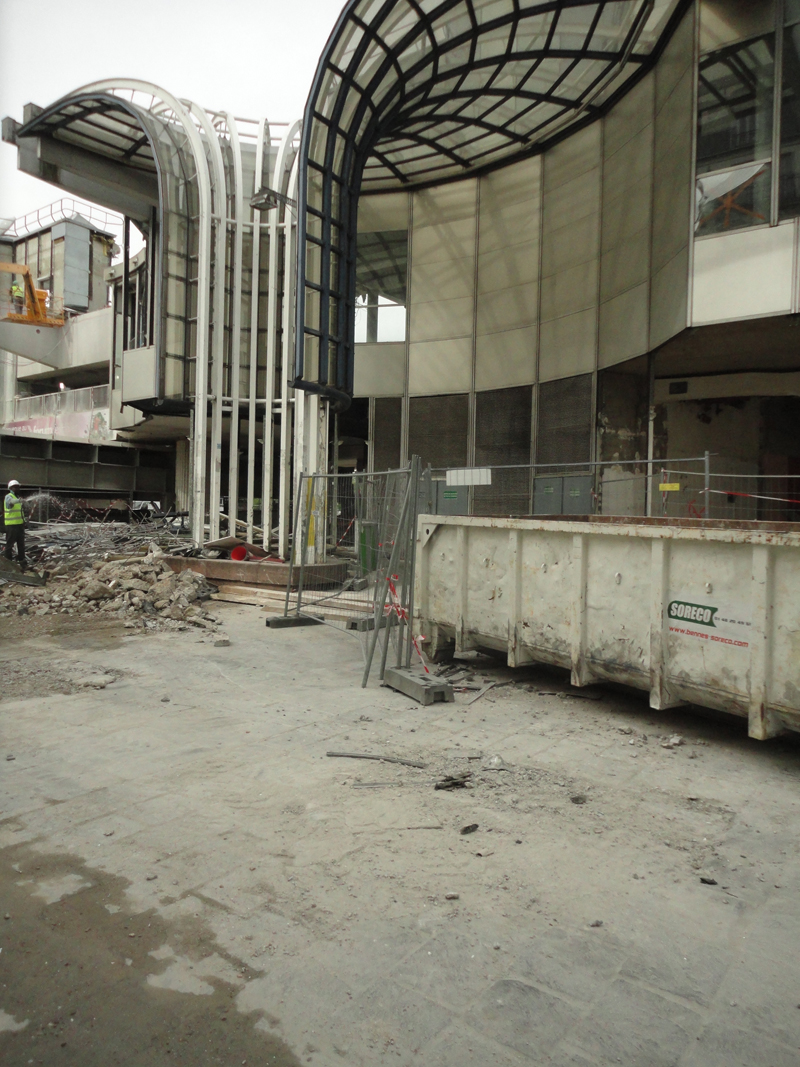 Le chantier du Forum des Halles