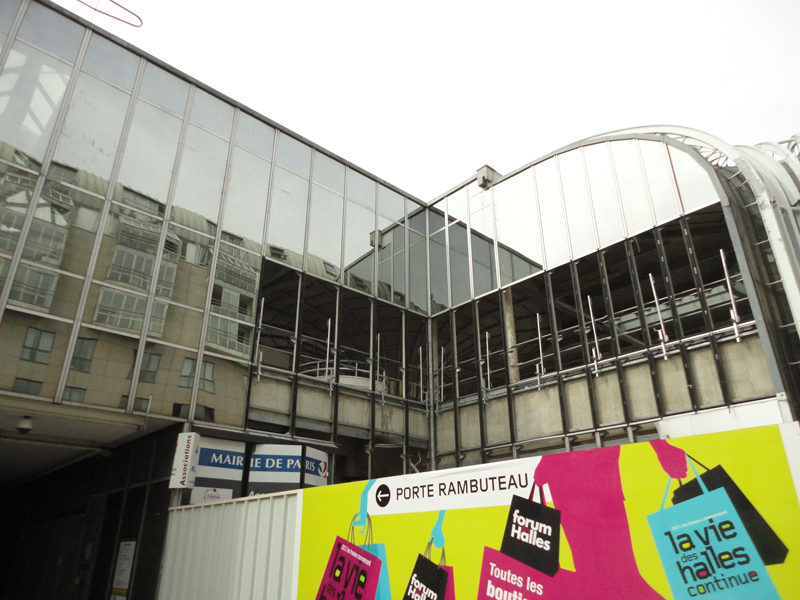 Le chantier du Forum des Halles