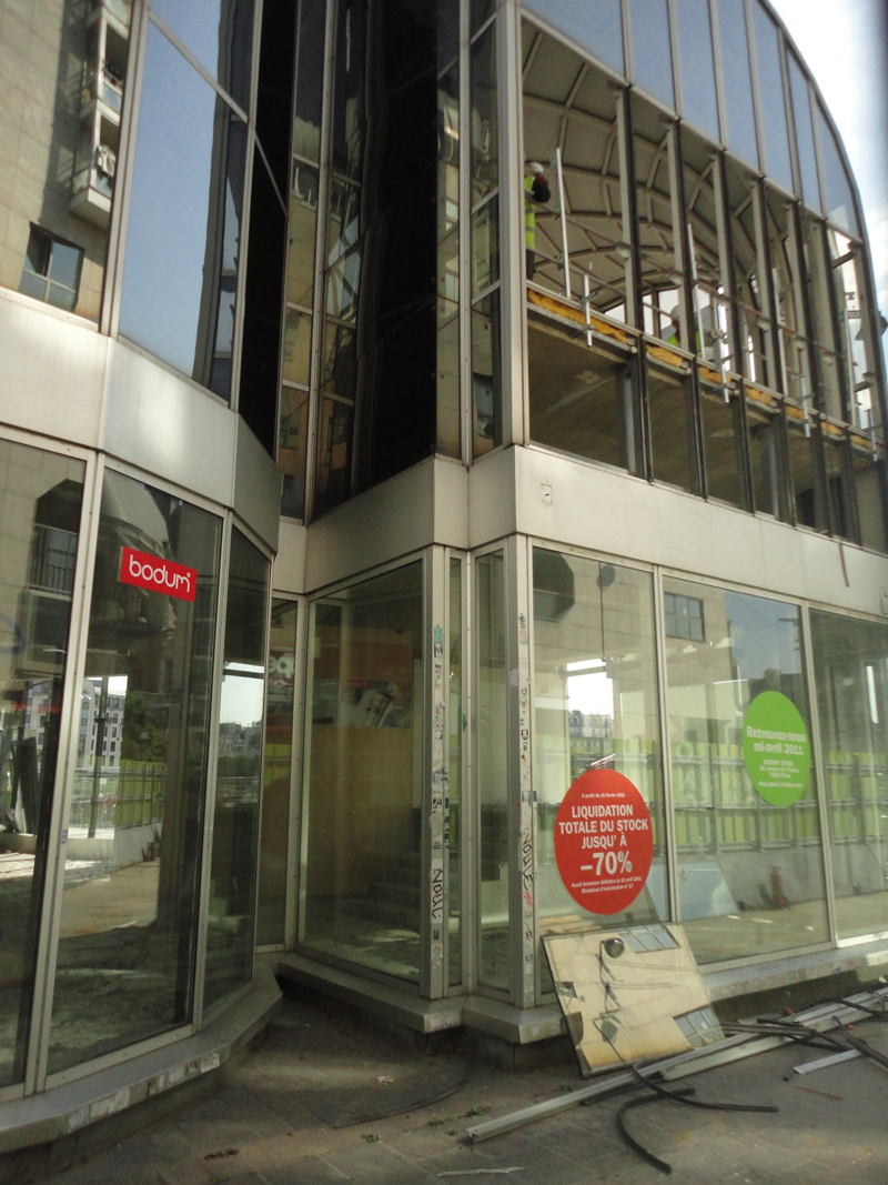 Le chantier du Forum des Halles