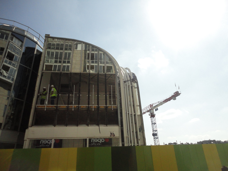 Le chantier du Forum des Halles