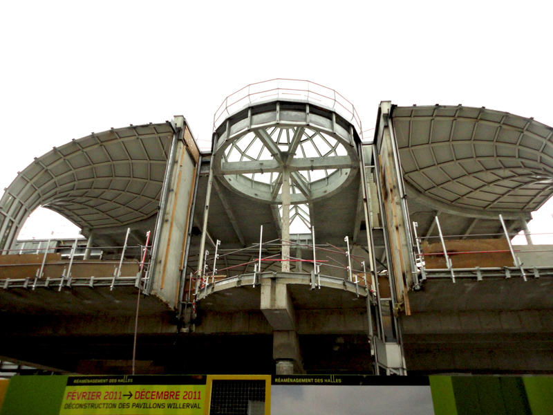 Démolition du Forum des Halles