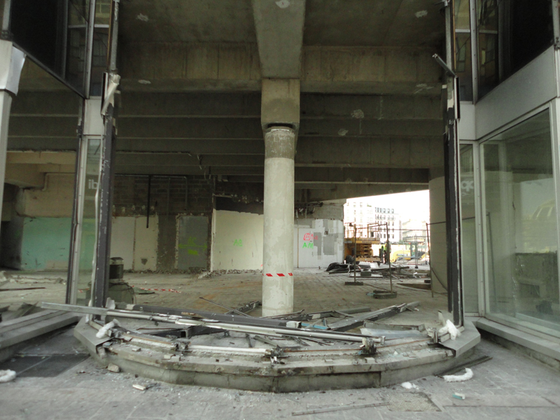 Démolition du Forum des Halles