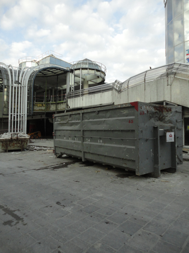 Démolition du Forum des Halles