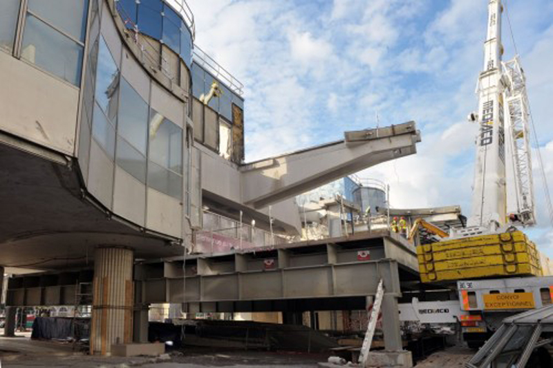 Photo officielle démolition des Halles