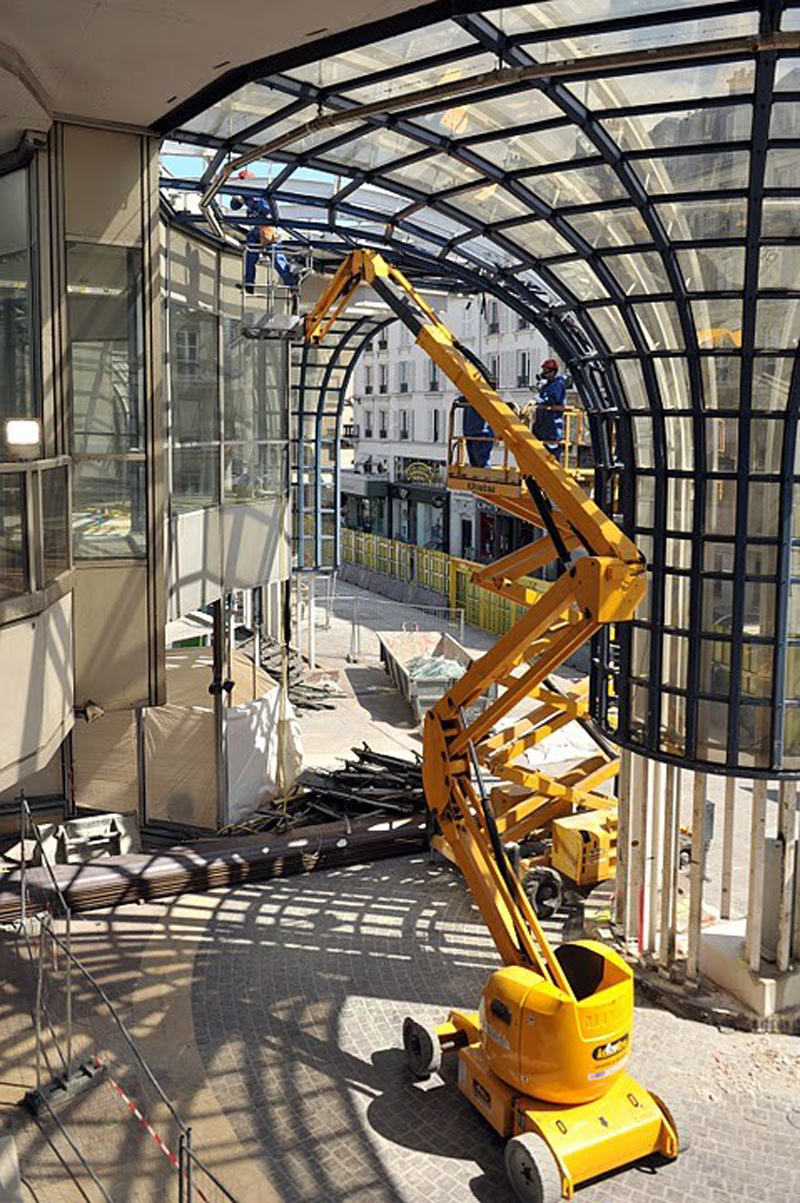 Photo officielle démolition des Halles