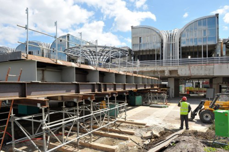 Photo officielle démolition des Halles