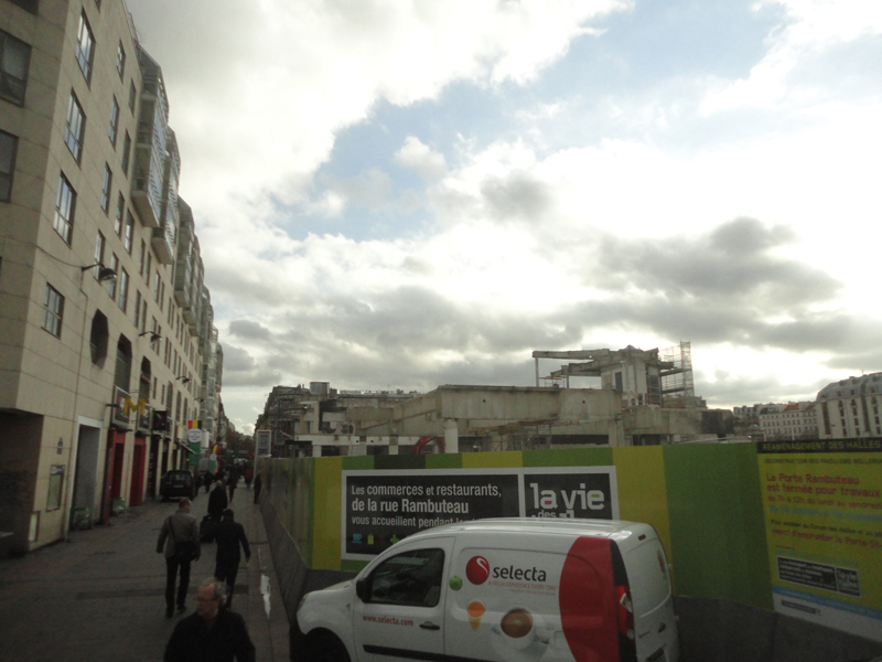 Démolition du Forum des Halles