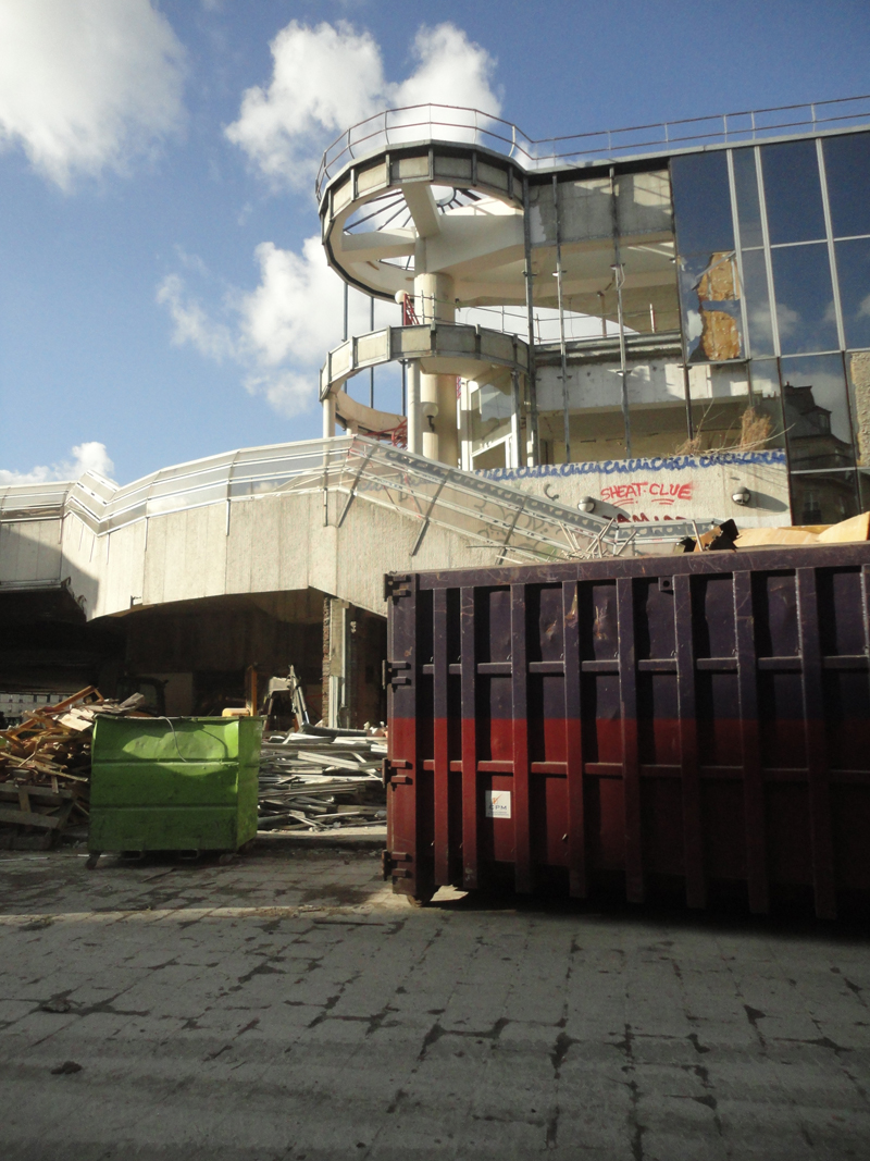 Démolition du Forum des Halles