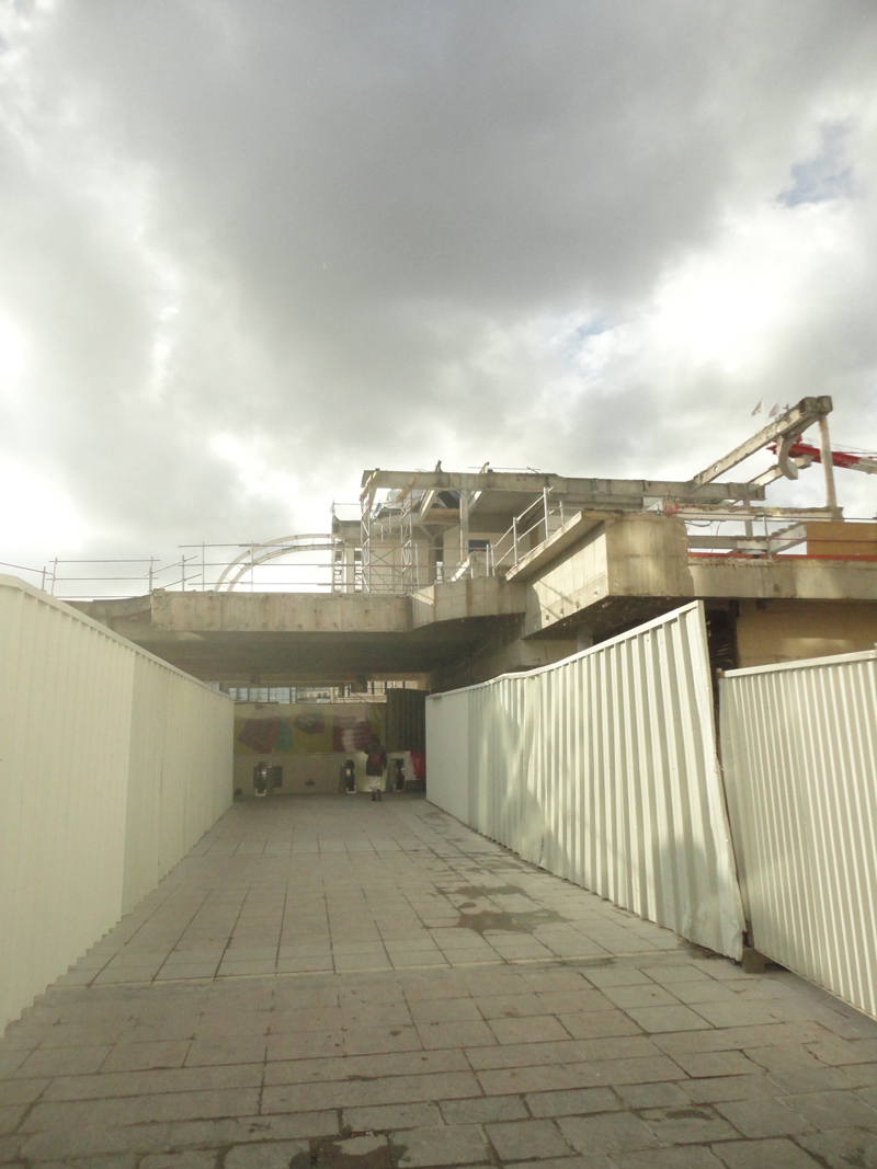 Démolition du Forum des Halles