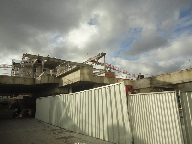 Démolition du Forum des Halles