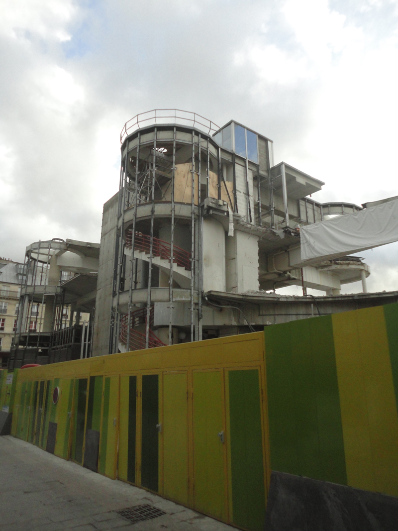 Démolition du Forum des Halles