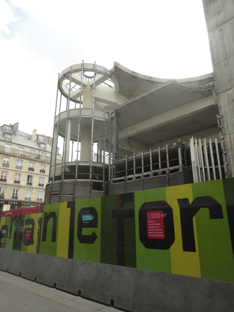 Démolition du Forum des Halles