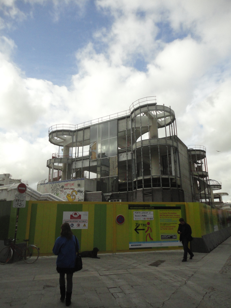 Démolition du Forum des Halles