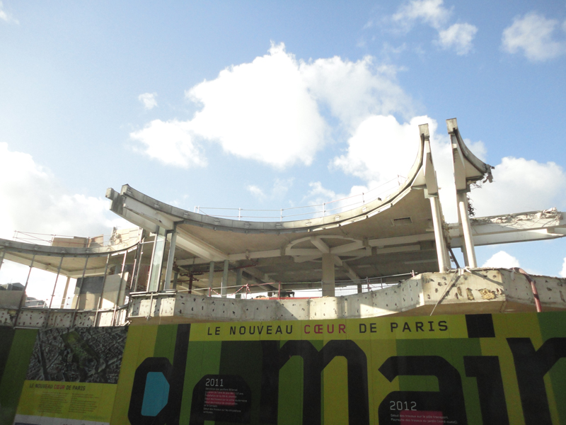 Démolition du Forum des Halles