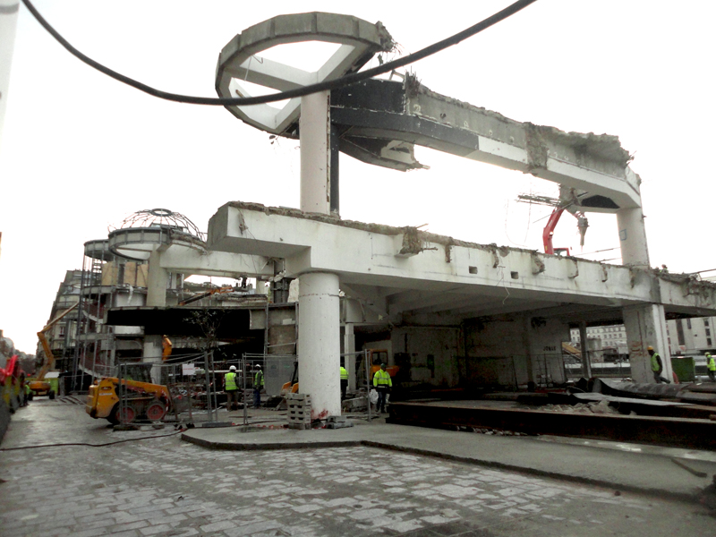 Le chantier du Forum des Halles