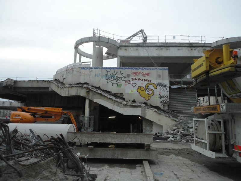 Le chantier du Forum des Halles