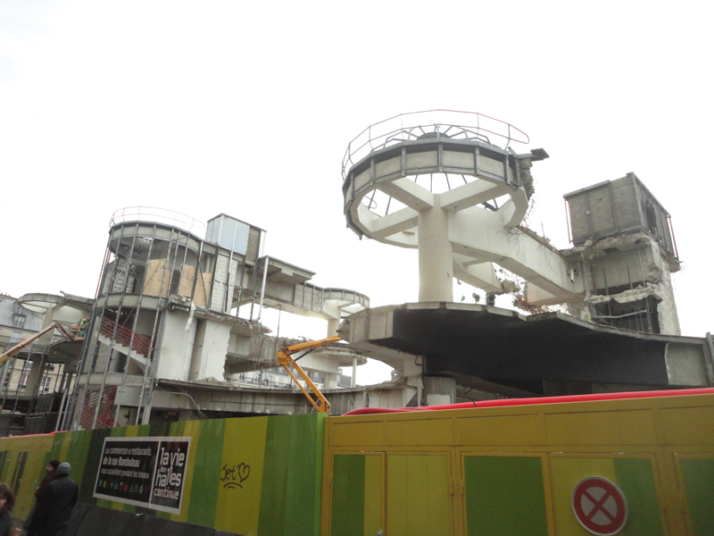 Le chantier du Forum des Halles