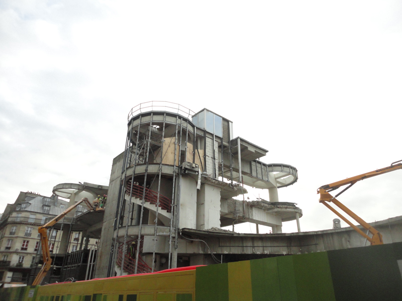 Le chantier du Forum des Halles