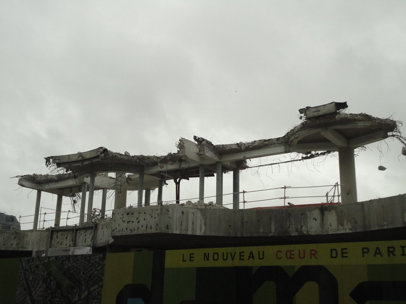 Le chantier du Forum des Halles