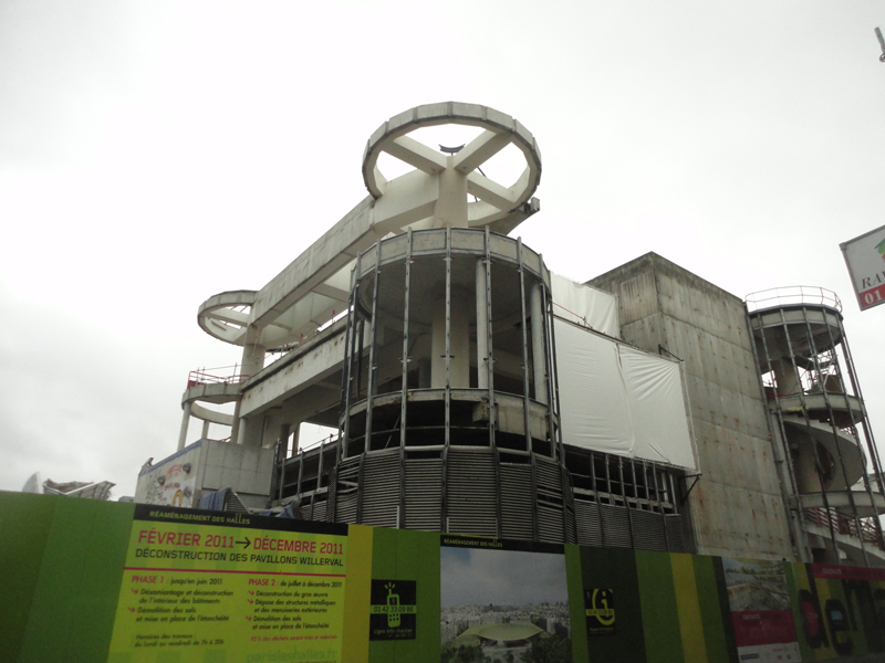 Le chantier du Forum des Halles