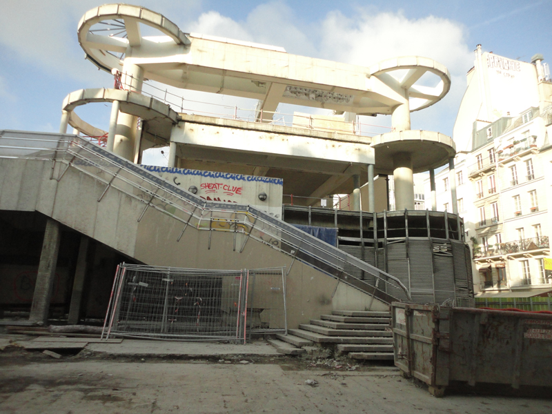 Le chantier du Forum des Halles