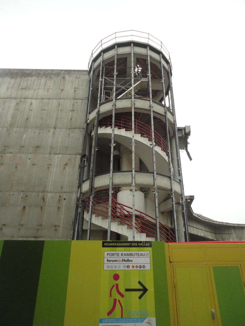 Le chantier du Forum des Halles