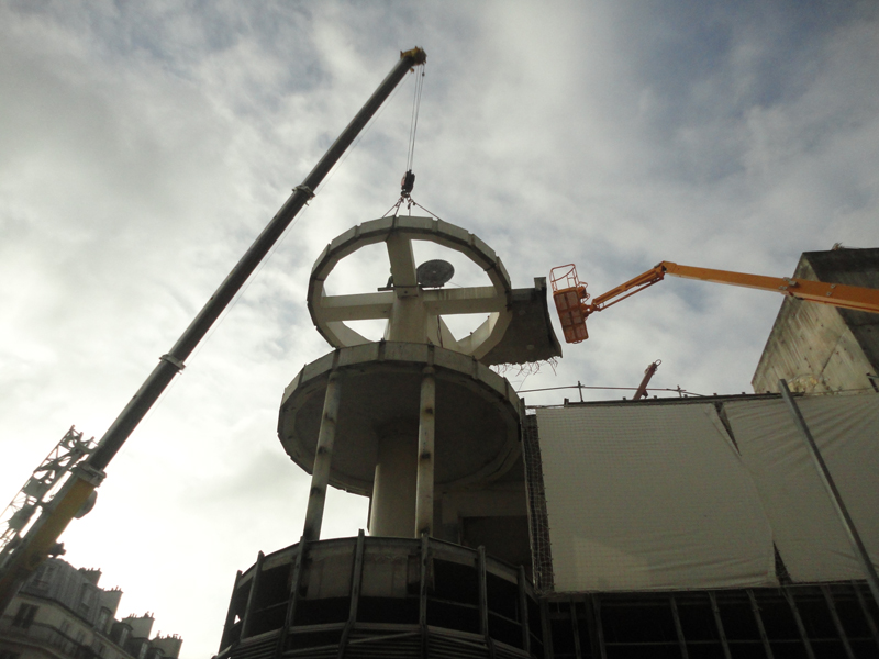 Le chantier du Forum des Halles