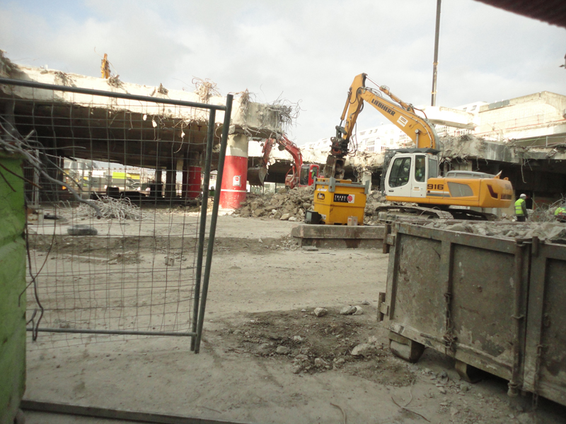 Le chantier du Forum des Halles