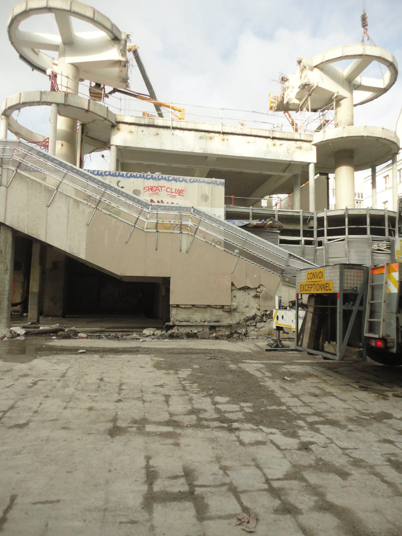 Le chantier du Forum des Halles