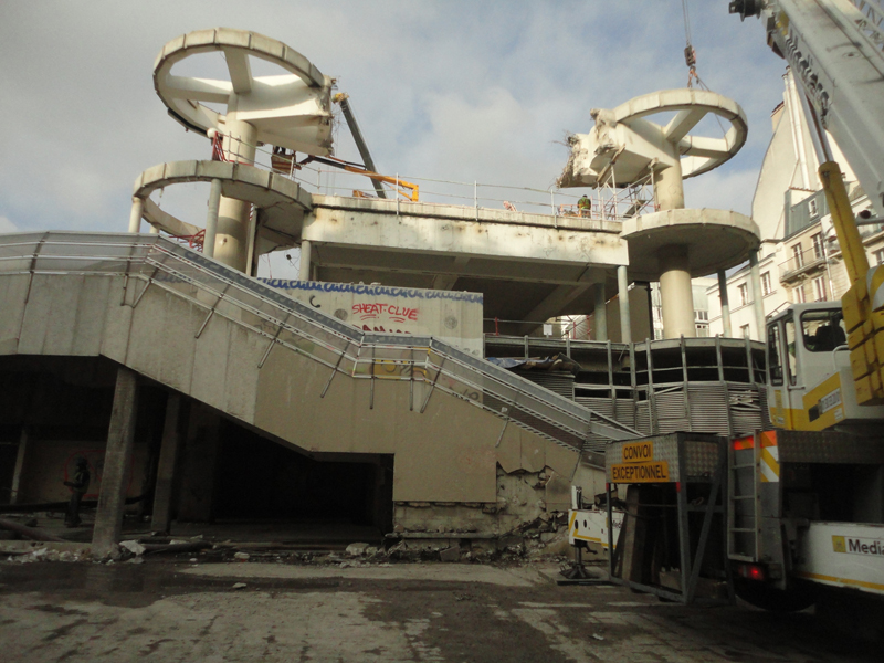 Le chantier du Forum des Halles