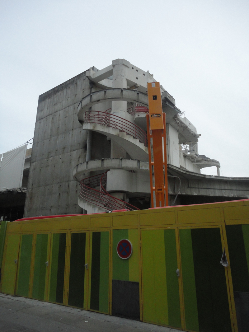 Le chantier du Forum des Halles