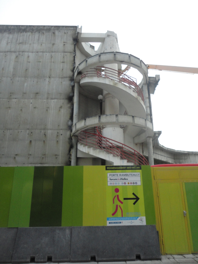 Le chantier du Forum des Halles