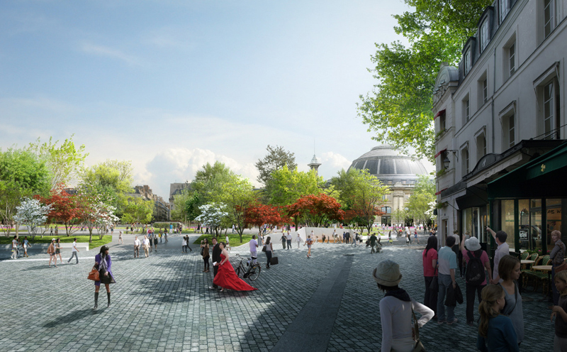 Photo du future projet du Forum des Halles