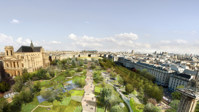 Photo du future projet du Forum des Halles