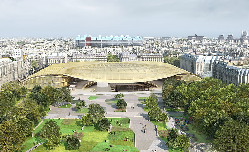 Photo du future projet du Forum des Halles