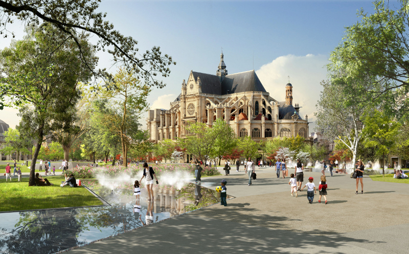 Photo du future projet du Forum des Halles