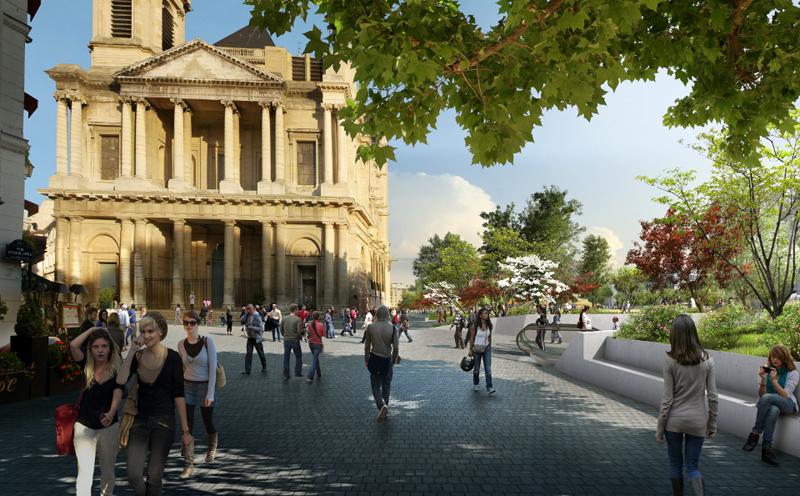 Photo du future projet du Forum des Halles