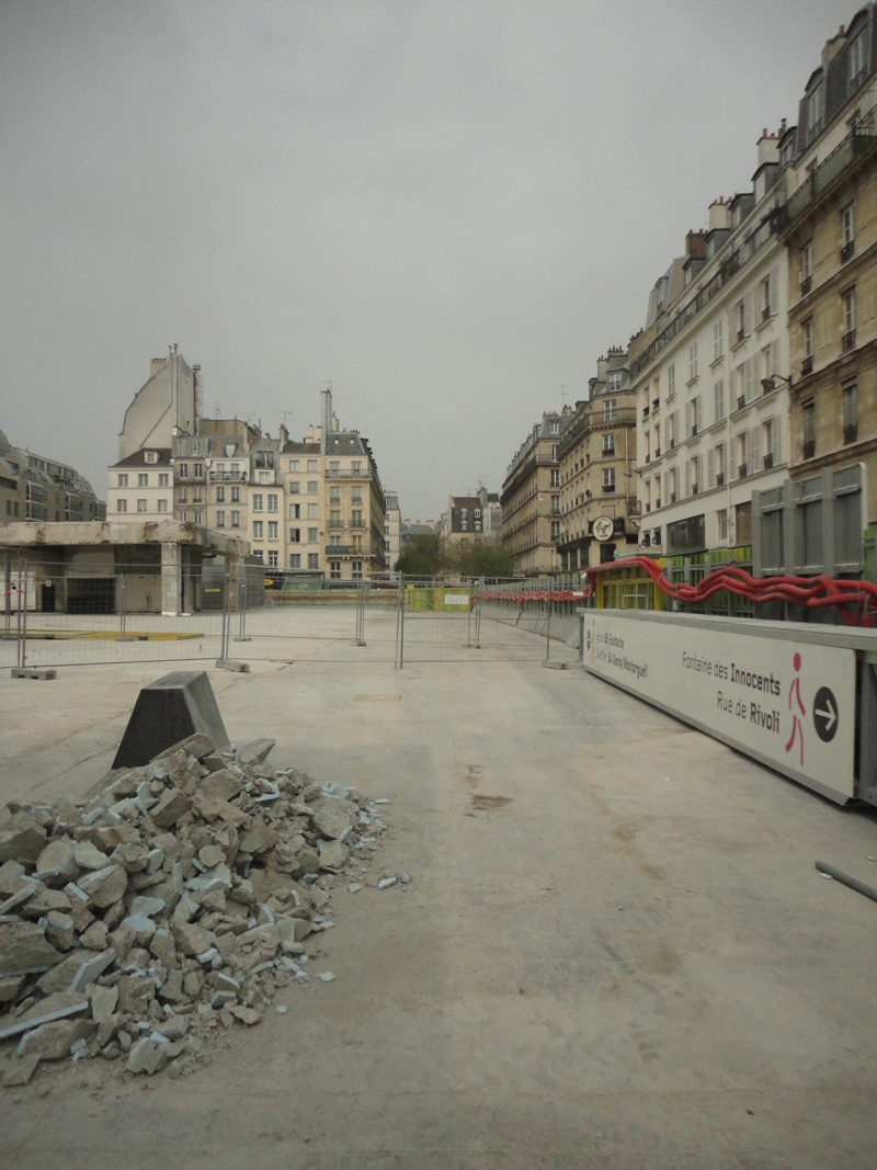 Démolition du Forum des Halles