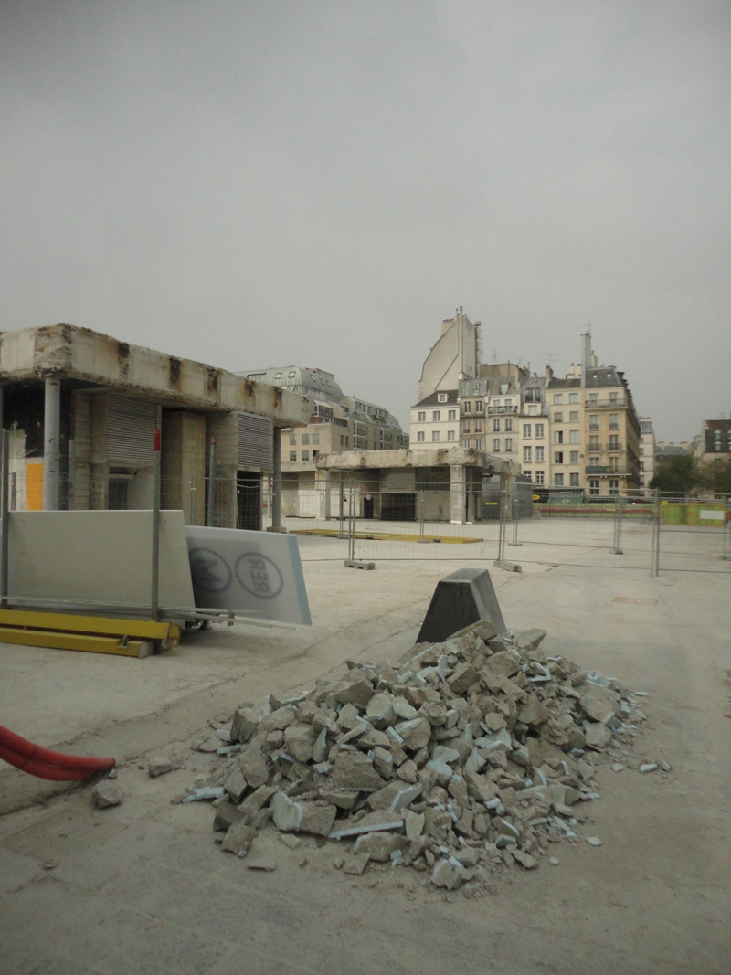 Démolition du Forum des Halles